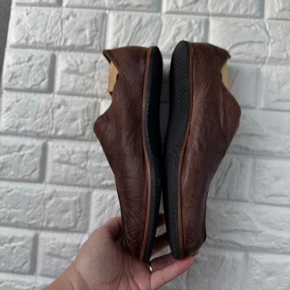 CYDWOQ Charge men’s leather SHOES SIZE SIZE 43